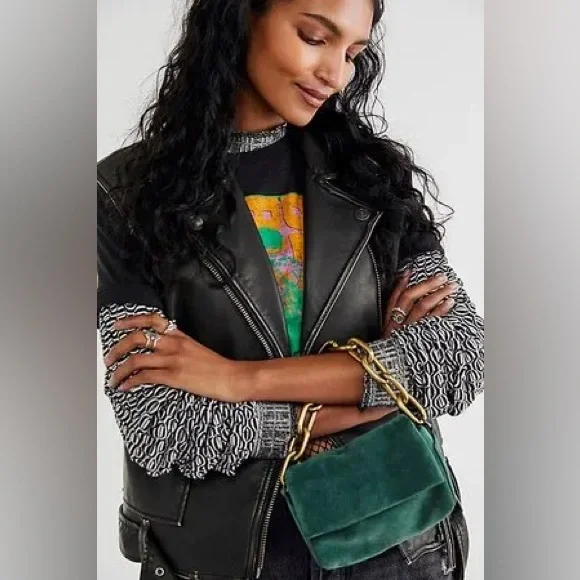 Free People Charlie Chain Leather Crossbody bag - Picture 4 of 14